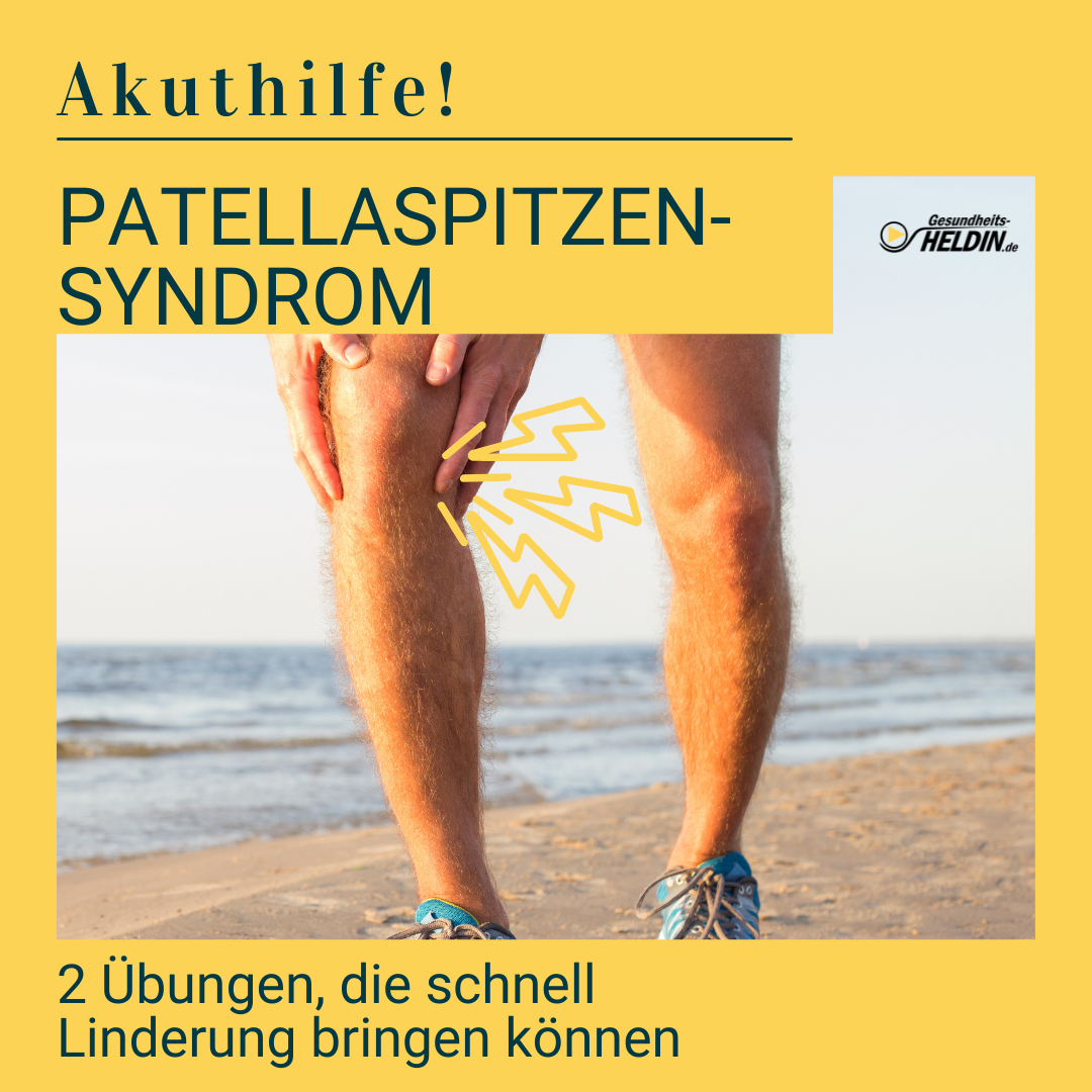 Read more about the article Patellaspitzensyndrom 2 Übungen zur Akuthilfe